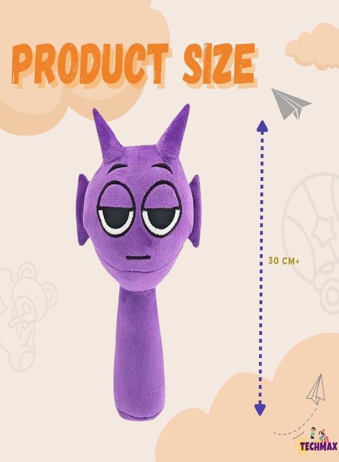 TechMax Solution Purple Sprunki Plush Toys - Image 2
